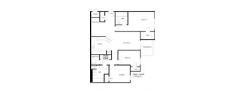 3 bedroom floor plan