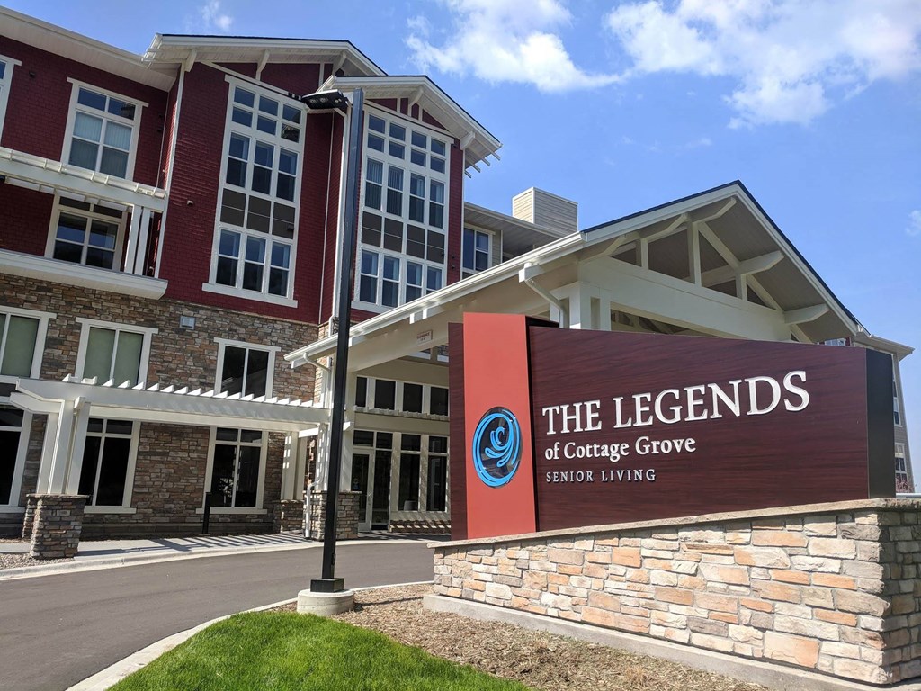 Signage Signage at The Legends of Cottage Grove 55+ Apartments, Cottage Grove Minnesota