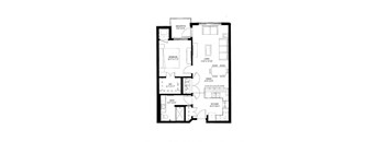 1 Bedroom Floor Plan
