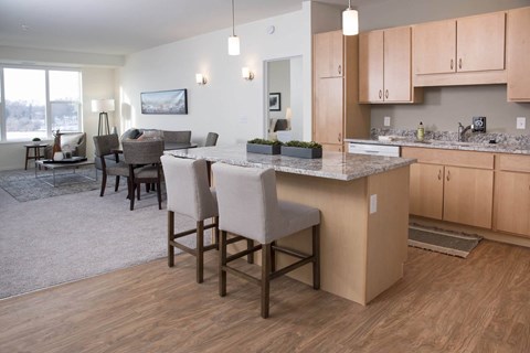Gourmet Kitchen at The Legends of Cottage Grove 55+ Apartments, Minnesota