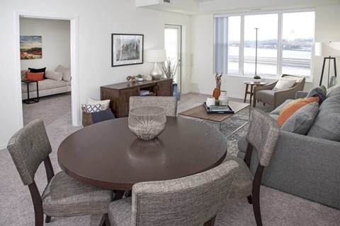 Living Room at The Legends of Cottage Grove 55+ Apartments, Minnesota, 55016