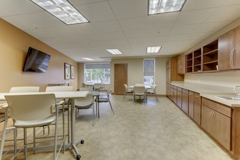 Large Craft Room at The Legends at Silver Lake Village 55+ Apartments, St. Anthony, 55421