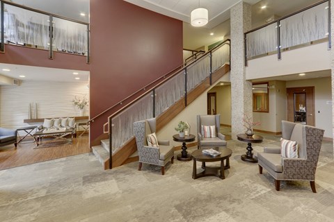 Specious Community Room at The Legends at Silver Lake Village 55+ Apartments, St. Anthony, 55421