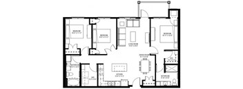 3 Bedroom Floor Plan