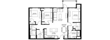 3 Bedroom Floor Plan
