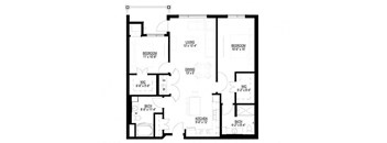 2 Bedroom Floor Plan
