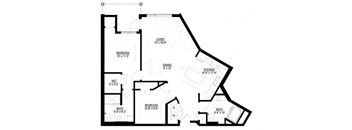 2 Bedroom Floor Plan