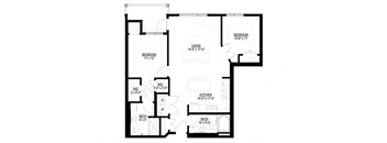 2 Bedroom Floor Plan