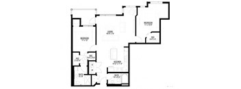 2 Bedroom Floor Plan