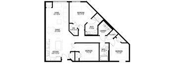 3 Bedroom Floor Plan