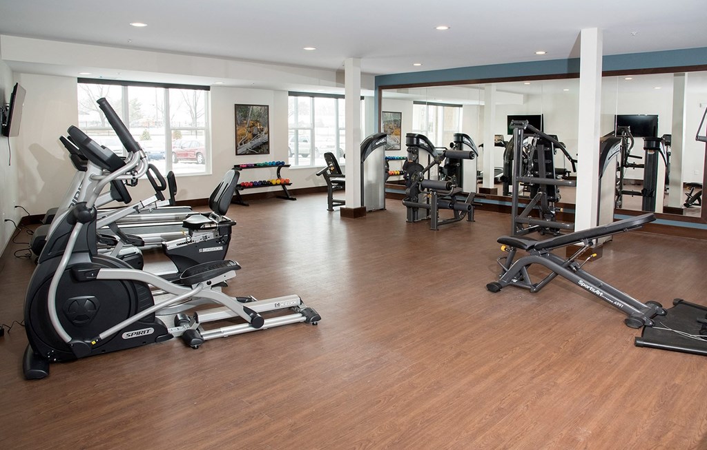 Cardio Machines In Gym Cardio Machines In Gym at The Legends of Columbia Heights 55+ Living, Columbia Heights, 55421