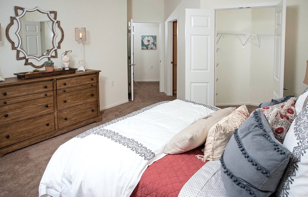Classic Bedroom at The Legends of Columbia Heights 55+ Living, Columbia Heights, Minnesota, 55421