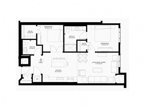 2D at The Legends of Columbia Heights 55+ Living, Columbia Heights, 55421