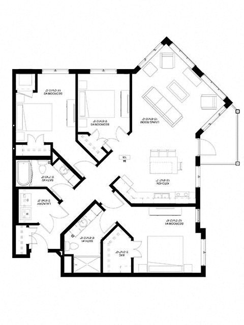 3A at The Legends of Columbia Heights 55+ Living, Columbia Heights