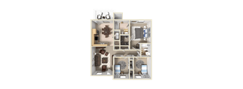 3 bedroom floor plan