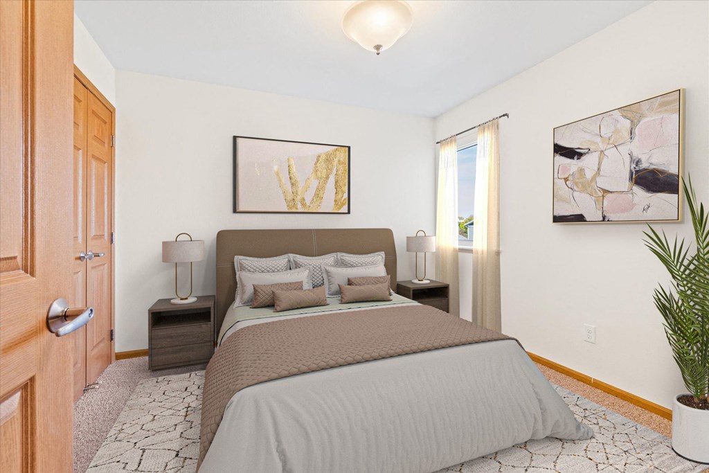 Medina Townhomes_Model Bedroom