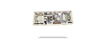 1 Bedroom Floor Plan