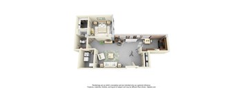 1 Bedroom Floor Plan