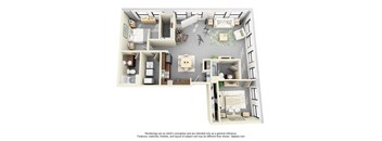 2 Bedroom Floor Plan