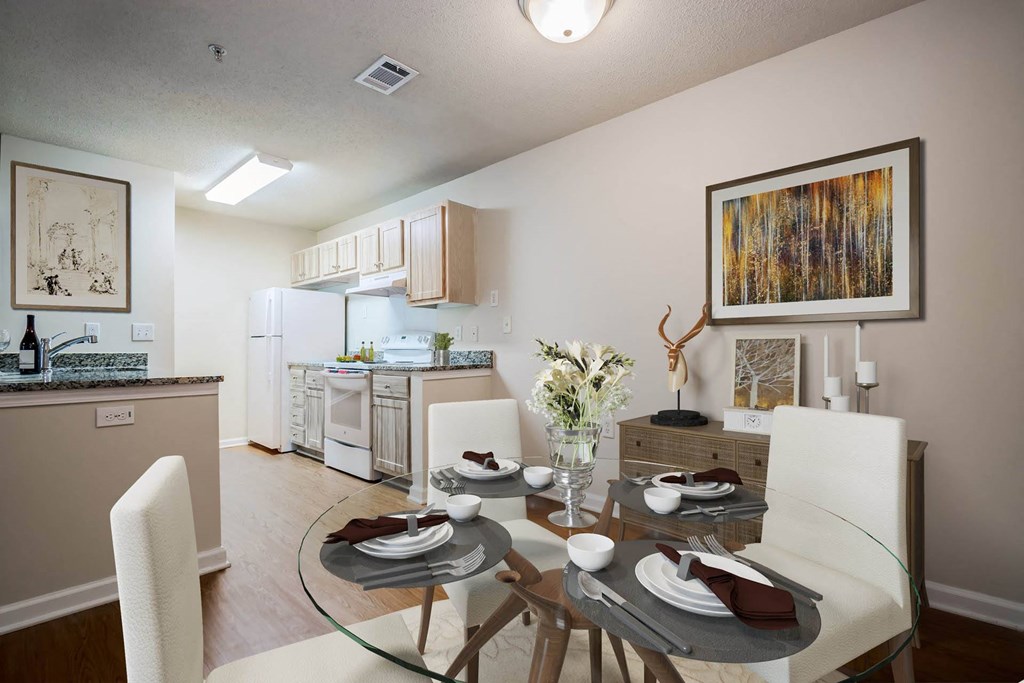 Mill Creek_Model Apartment Dining Area