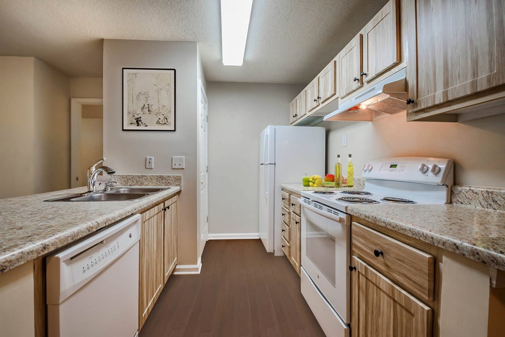 Mill Creek_Model Apartment Kitchen