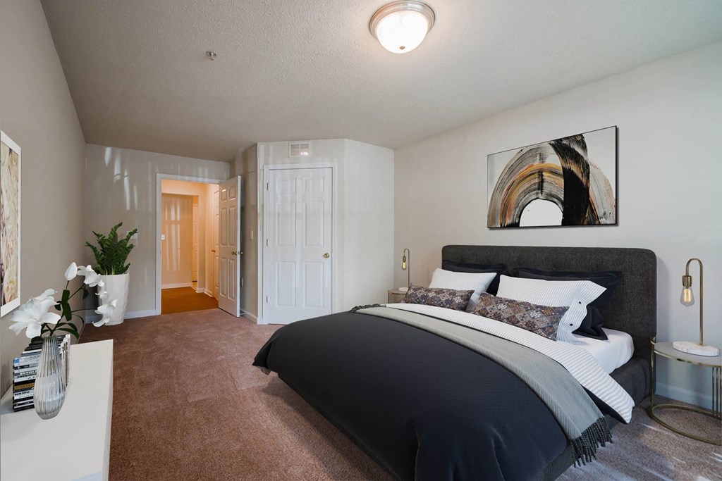 Model Apartment Bedroom Model Apartment Bedroom at Mill Creek Place, Douglasville, GA