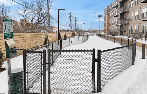 Dog Park at Millberry Apartments, St. Paul Minnesota