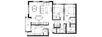 Millberry_3 Bedroom Floor Plan