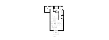 Millworks_1 Bedroom Floor Plan