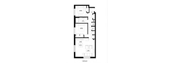 Millworks_2 Bedroom Floor Plan