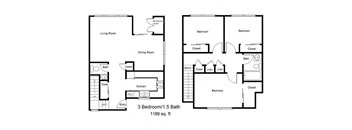 Mountain View_3 Bedroom Floor Plan