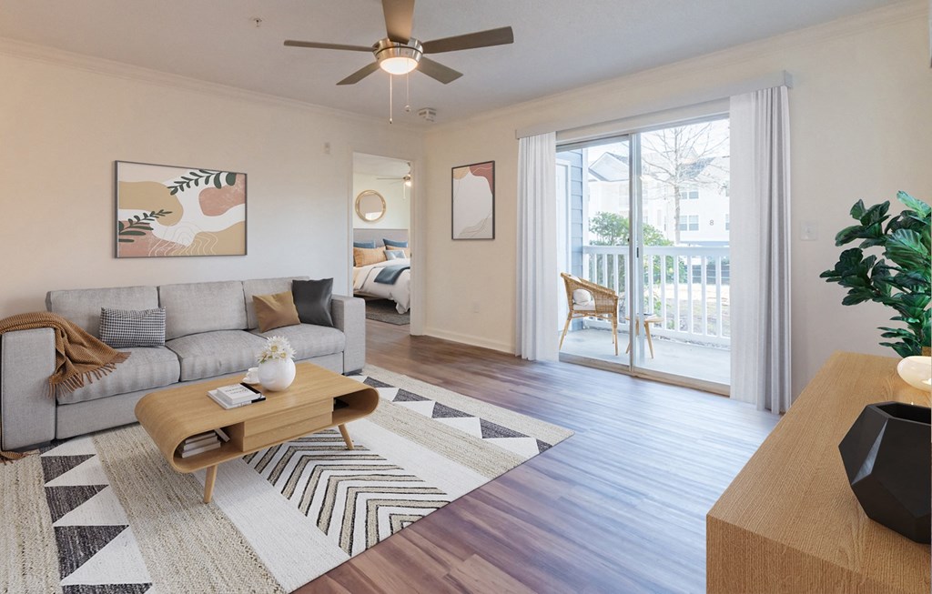 Dominium-Mulberry Place-Staged Living Room