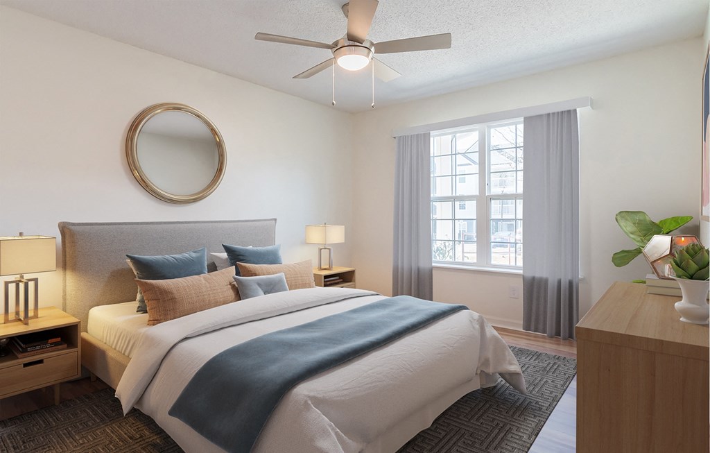 Dominium-Mulberry Place-Staged Bedroom