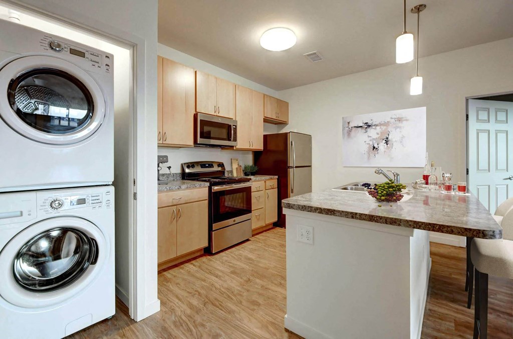 North Range Crossings_Model Apartment Laundry Unit