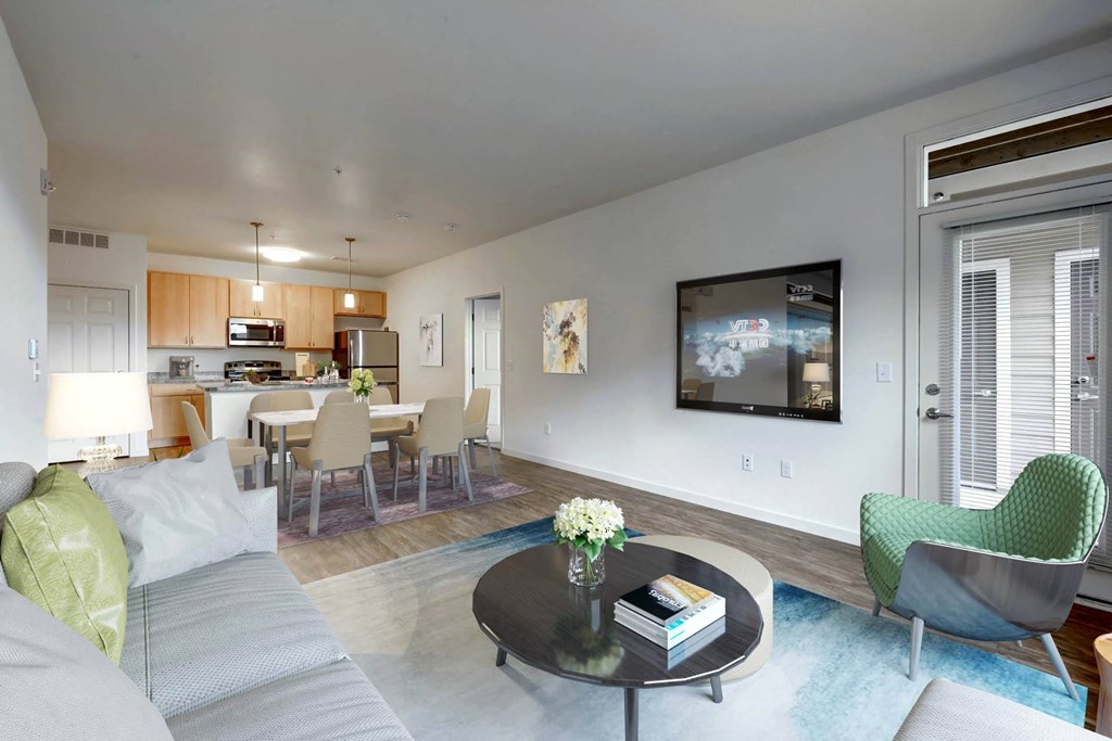 North Range Crossings_Model Apartment Living Room
