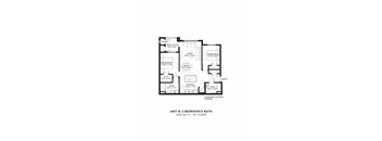 North Range Crossings_2 Bedroom Floor Plan