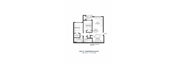 North Range Crossings_2 Bedroom Floor Plan