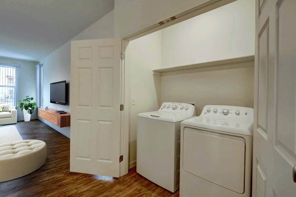 North Range Crossings_Model Apartment Laundry Room