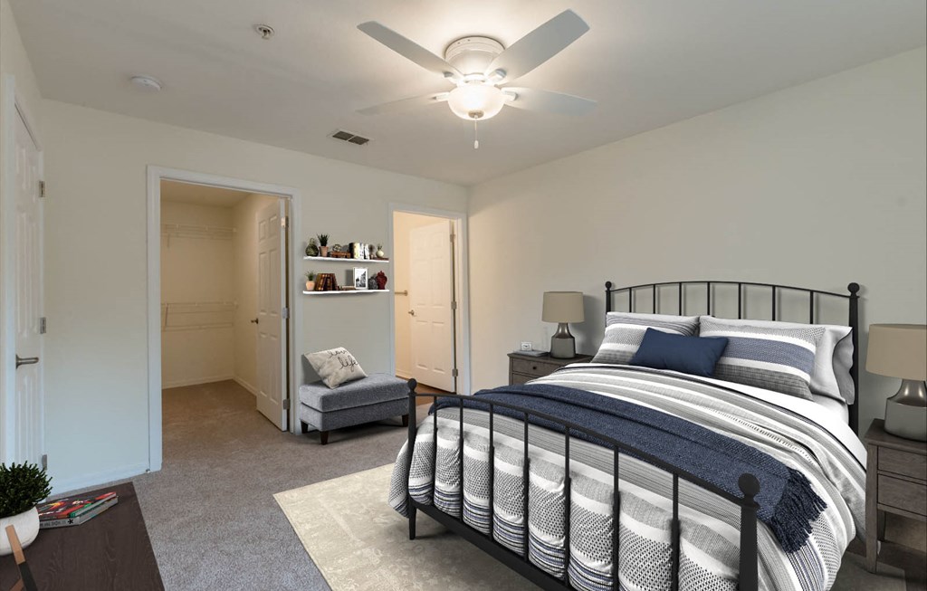Oaks at New Hope_Model Bedroom