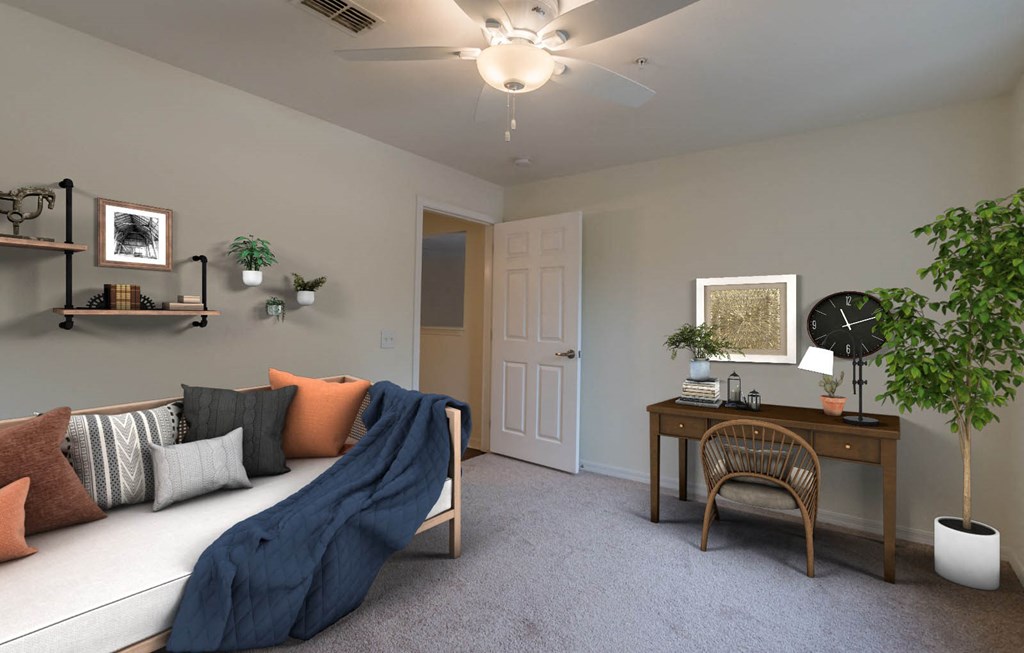 Oaks at New Hope_Model Bedroom