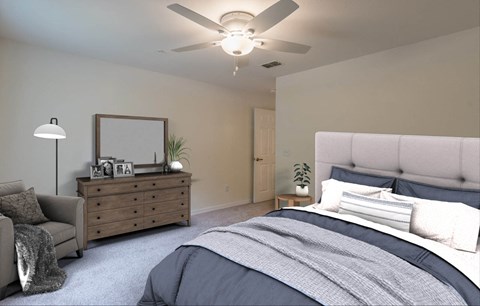 Oaks at New Hope_Model Bedroom