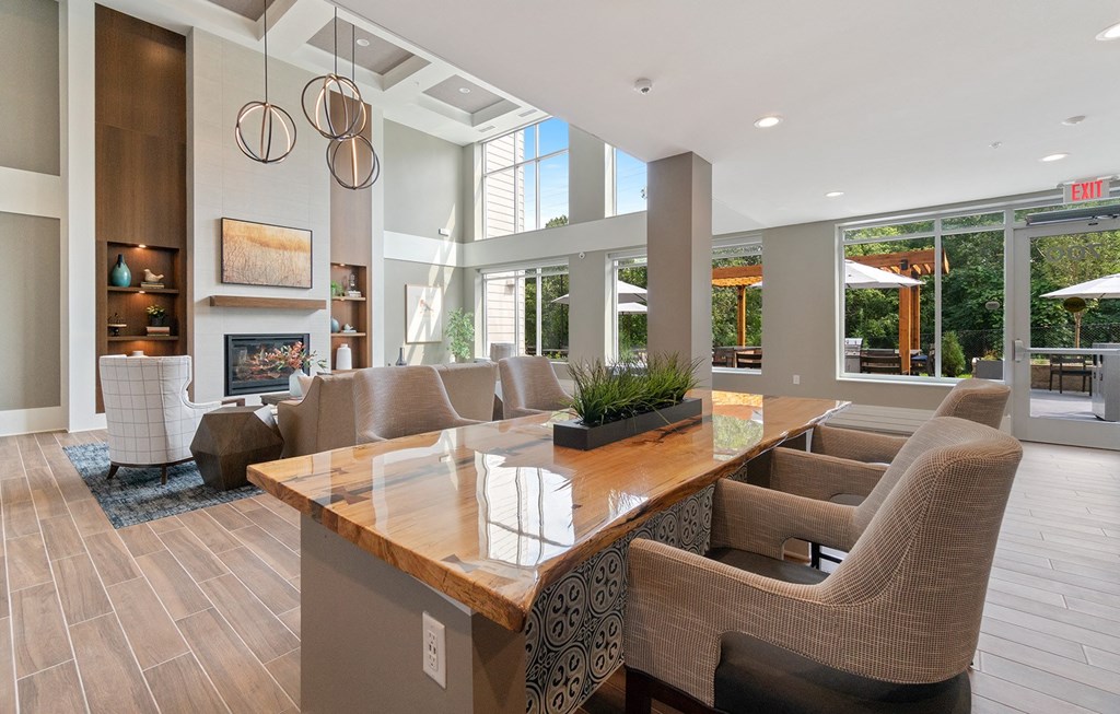 Community Room at Oaks Landing 55+ Apartments, New Brighton, MN