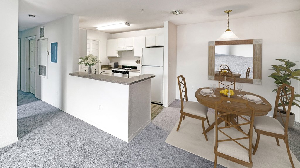 Dominium-Oaks at St John-Staged Kitchen Dining Room