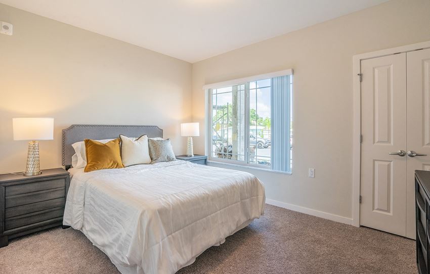 Sample Bedroom Sample Bedroom at Osprey Park 62+ Apartments, Kissimmee, FL