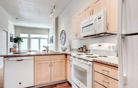 Dominium-Park Avenue West-Model Kitchen at Park Avenue West, Denver, CO