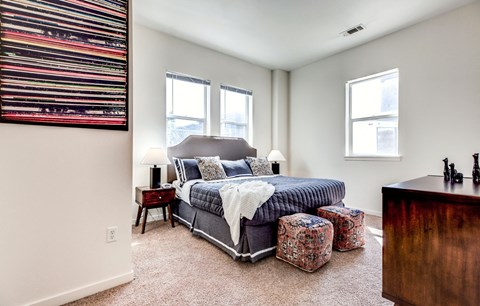 Dominium-Park Avenue West-Model Bedroom at Park Avenue West, Colorado