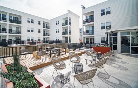 Dominium-Park Avenue West-Patio at Park Avenue West, Denver, 80205