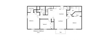 Park Winds_3 Bedroom Floor Plan