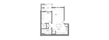 Preserve at Highland Ridge_1 Bedroom Floor Plan