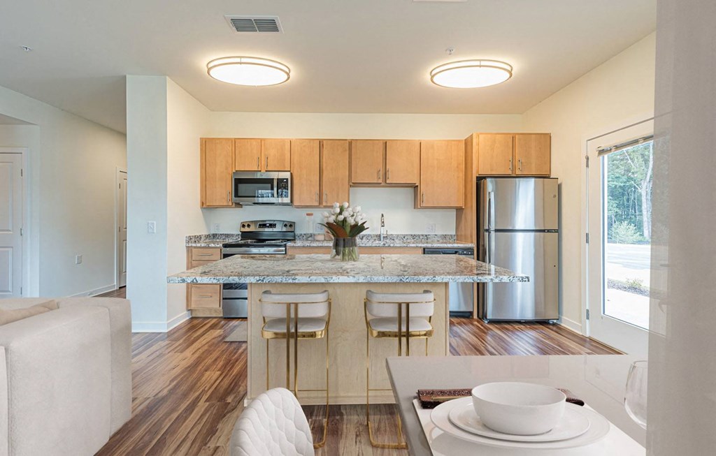 Dominium-Preserve at Peachtree Shoals-Virtually Staged Kitchen